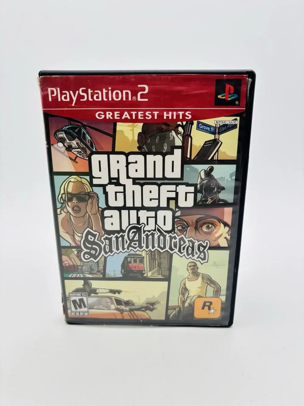 GTA San Andreas PS2 Greatest Hits Tested and Working No Manual No Map